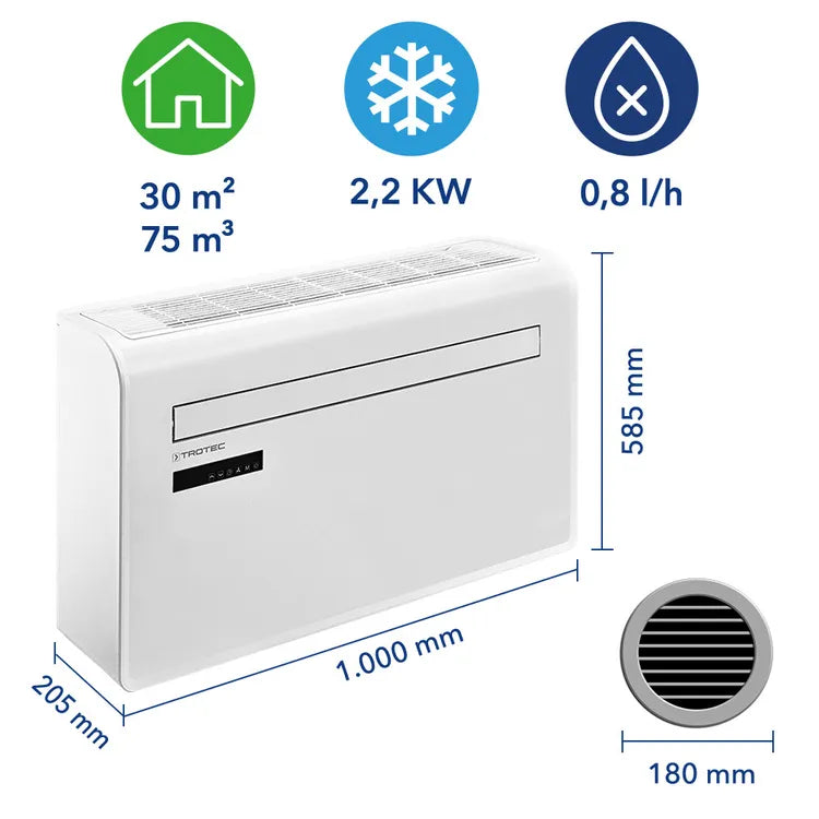 Climatiseur mural PAC-W 2200 S WiFi