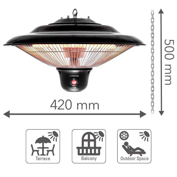 Radiateur plafond design IR 1500 SC
