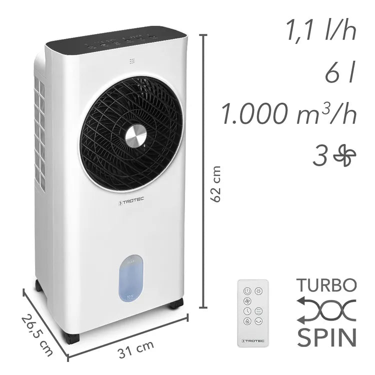 Rafraîchisseur d'air-humidificateur PAE 31