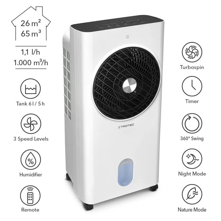 Rafraîchisseur d'air-humidificateur PAE 31