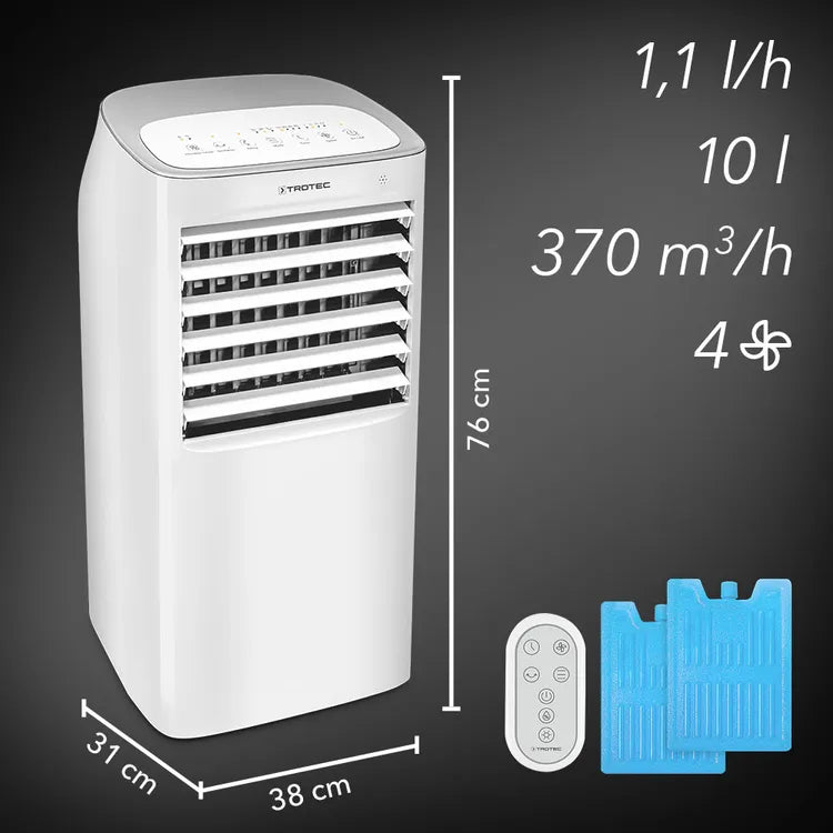 Rafraîchisseur d'air, ventilateur et humidificateur PAE 40