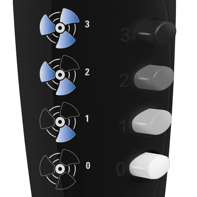 Ventilateur sur pied TVE 18 S avec oscillation à 90° | 50 W