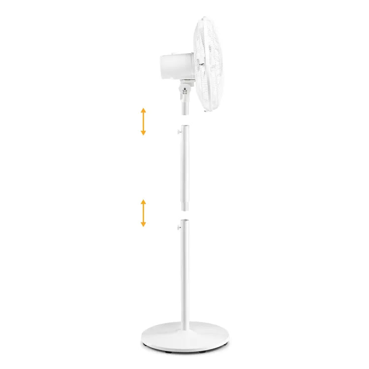 Ventilateur de table et sur pied 2-en-1 TVE 23 S | Oscillation 80° | 50 W